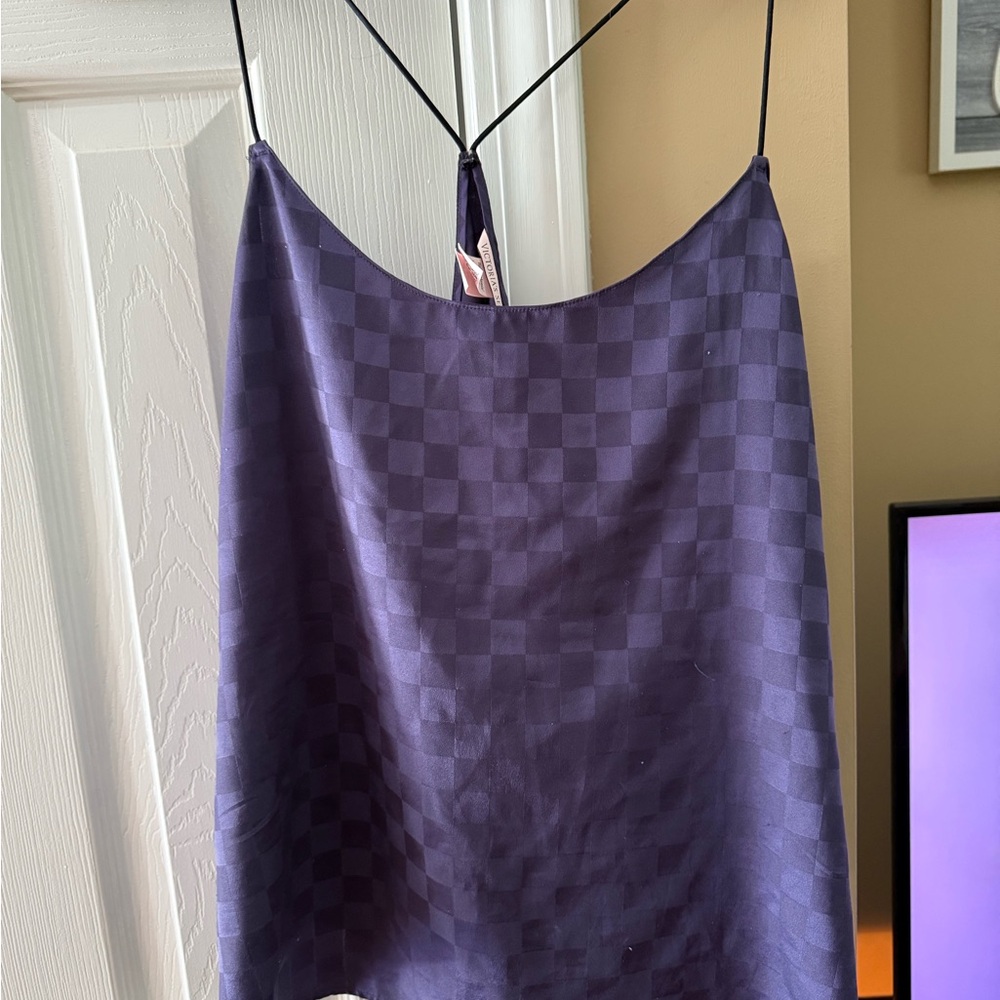 Victoria's Secret Deep Purple PJ top/slip